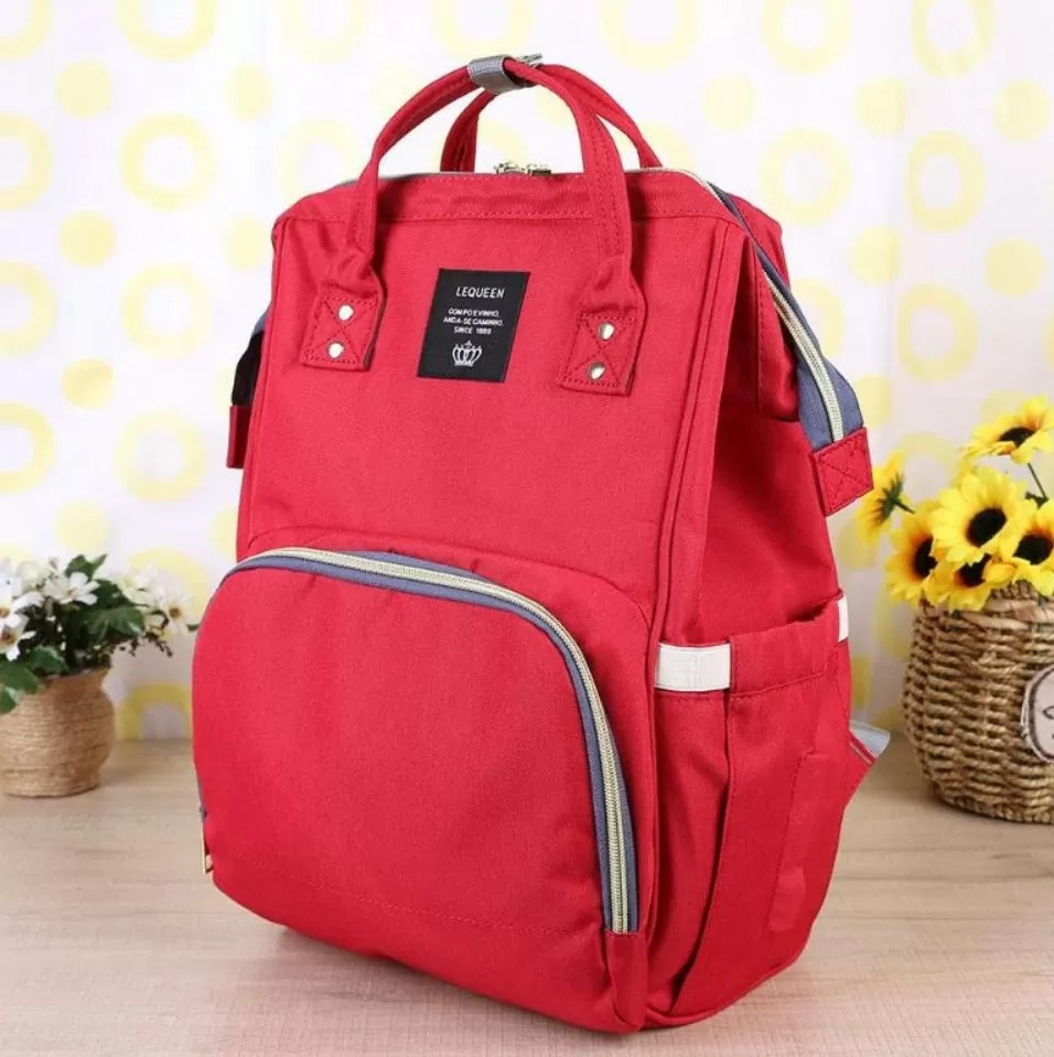 

Сумка-рюкзак для мам MOTHER BAG Red