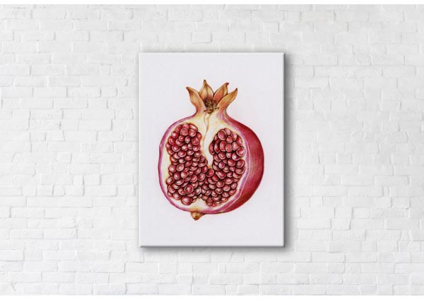 

Картина на холсте IBR Pomegranate 45x60 см