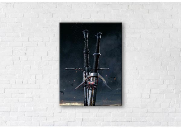 

Картина на холсте IBR Witcher Swords 45x60 см