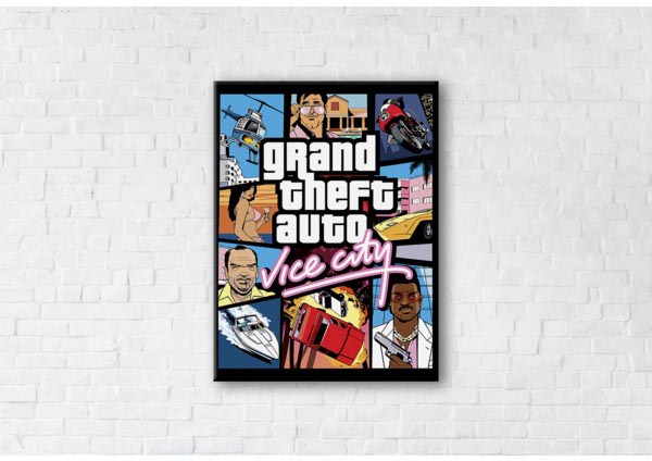 

Картина на холсте IBR GTA Vice City 50x65 см