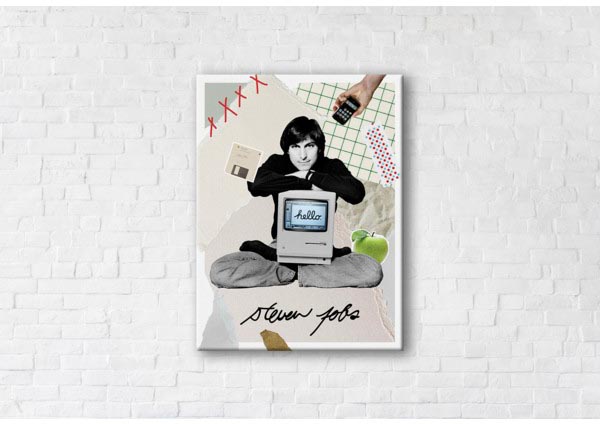 

Картина на холсте IBR Steve Jobs 45x60 см
