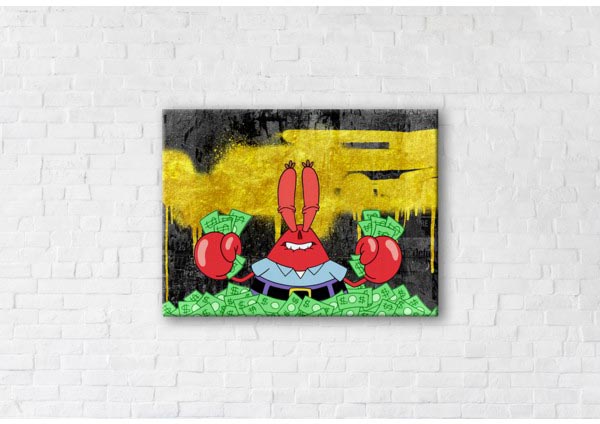 

Картина на холсте IBR Mister Krabs 50x65 см