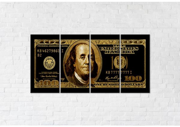 

Картина на холсте IBR Golden Standard 50x100 см