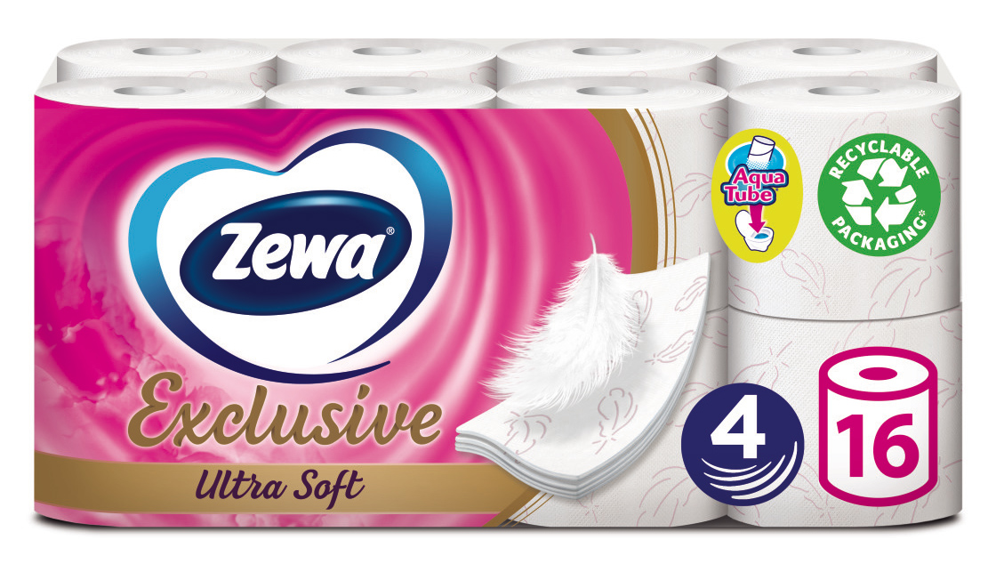 Акція на Туалетная бумага Zewa Ultra Soft четырехслойная 16 рулонов (7322541188812) від Rozetka UA