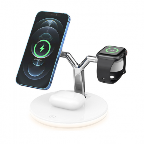 

Зарядное устройство Bonola 3-in-1 Wireless Charging Station Dock Magnetic charging 25w White