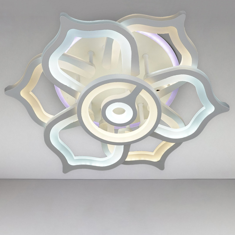 

Люстра стельова LED Light House SRS-16146/7 124W+14W білий