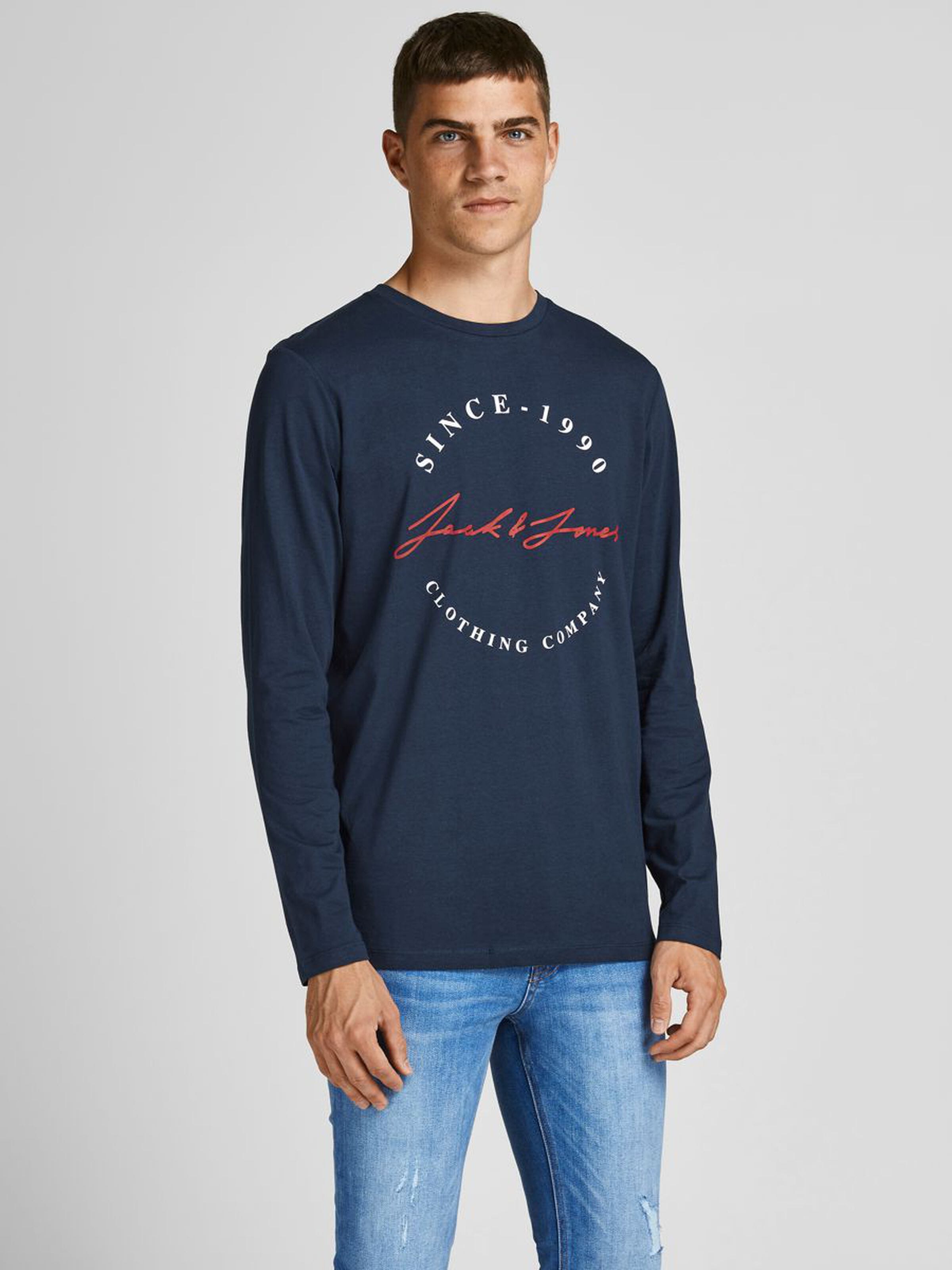 

Лонгслив Jack & Jones 12188712-62038 M Navy Blazer