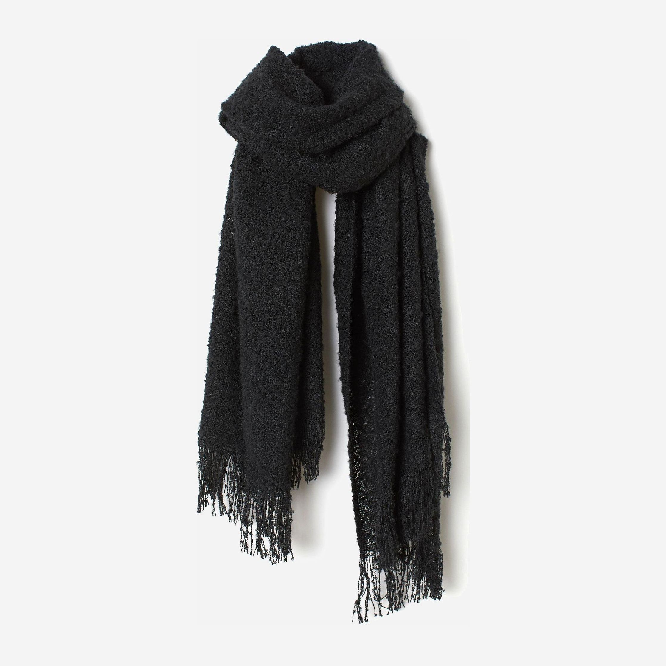 

Шарф H&M 6822542Awtr 180х70 см Черный