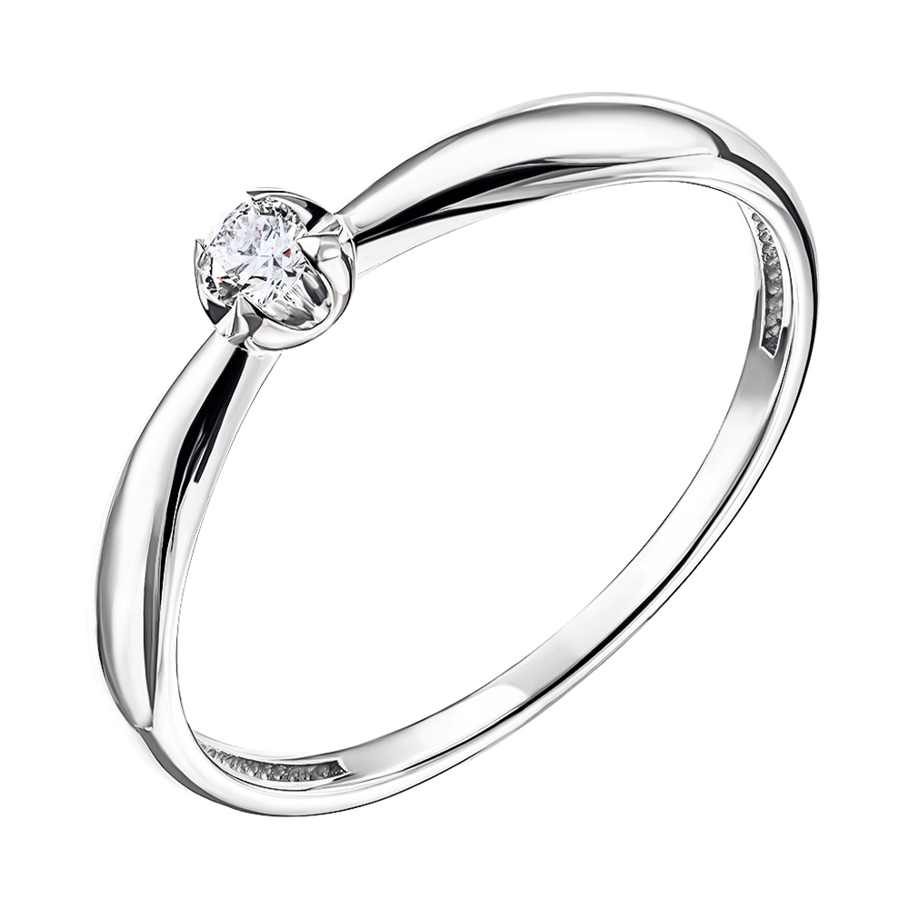 

Кольцо из белого золота с бриллиантом 000139260 16 размера