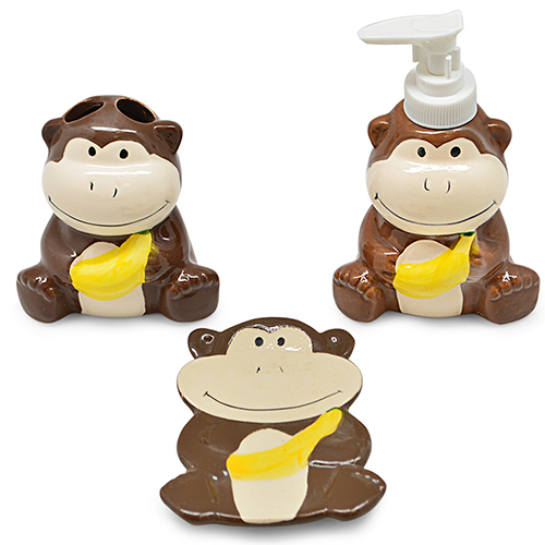 

Набор аксессуаров для ванной Stenson Monkey Brown (R30156)