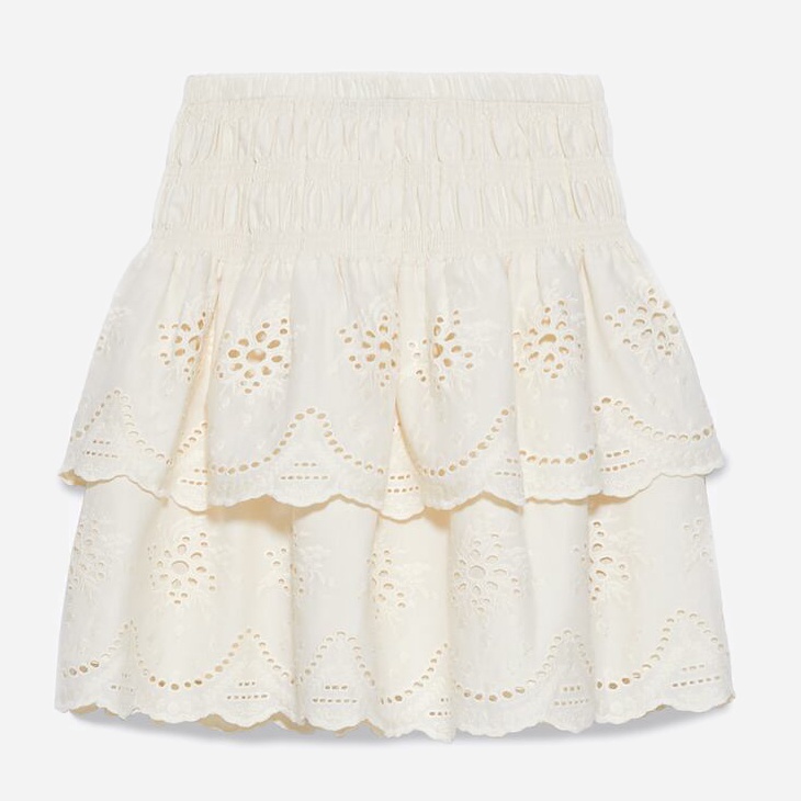 

Юбка Zara 04387077712 XS Бежевая