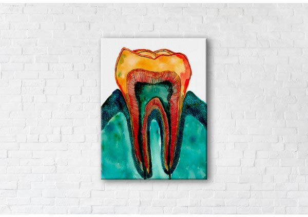

Картина на холсте IBR Without Nerve 45x60 см