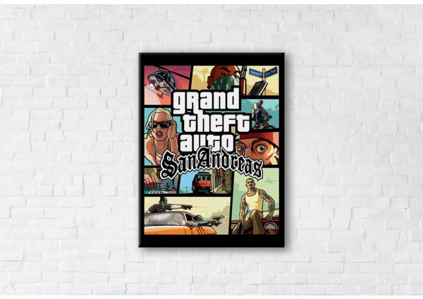 

Картина на холсте IBR GTA San Andreas 75x100 см