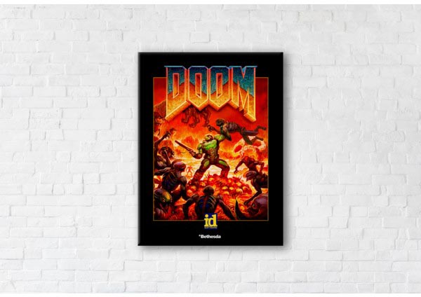 

Картина на холсте IBR Doom 75x100 см
