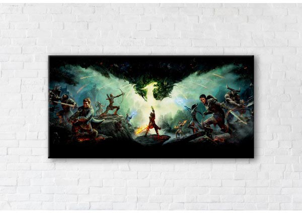 

Картина на холсте IBR Dragon Age: Inqusition 50x100 см