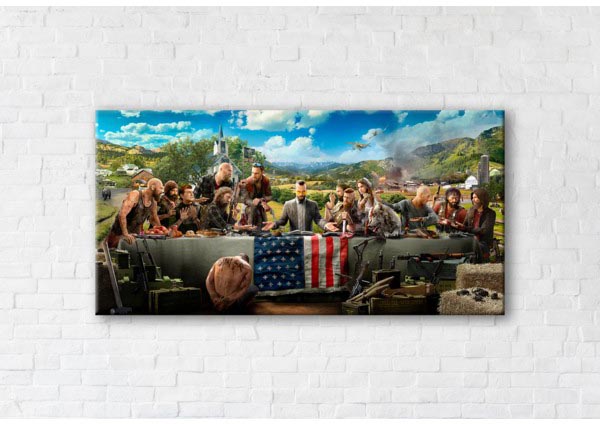 

Картина на холсте IBR Far Cry 5 40x80 см