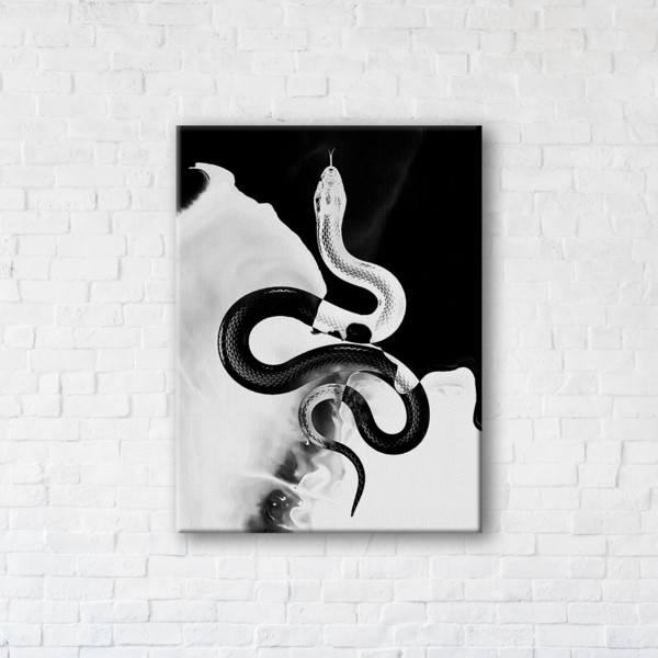 

Картина на холсте IBR Yin Yang Snake 75x100 см