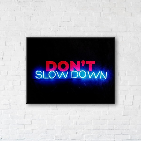 

Картина на холсте IBR Don`t Slow Down 90x120 см