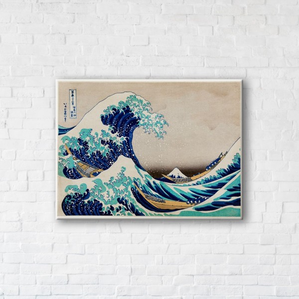 

Картина на холсте IBR Great Wave 50x65 см