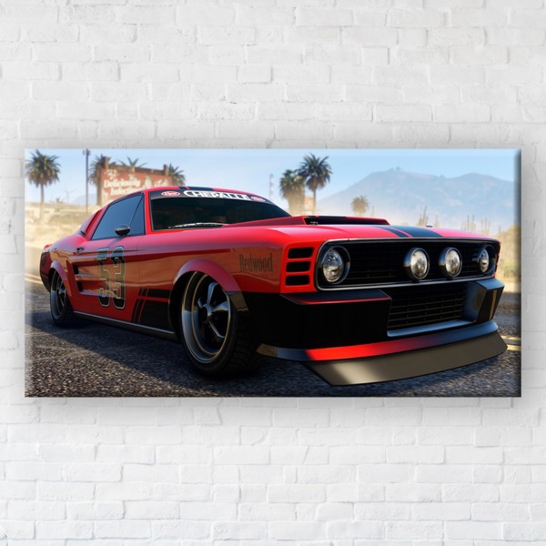 

Картина на холсте IBR GTA Redwood 50x100 см