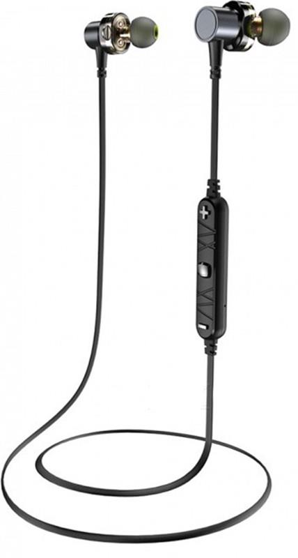 

Bluetooth-гарнитура Awei X660BL Bluetooth Dual Driver Earphone Black (F_92200)