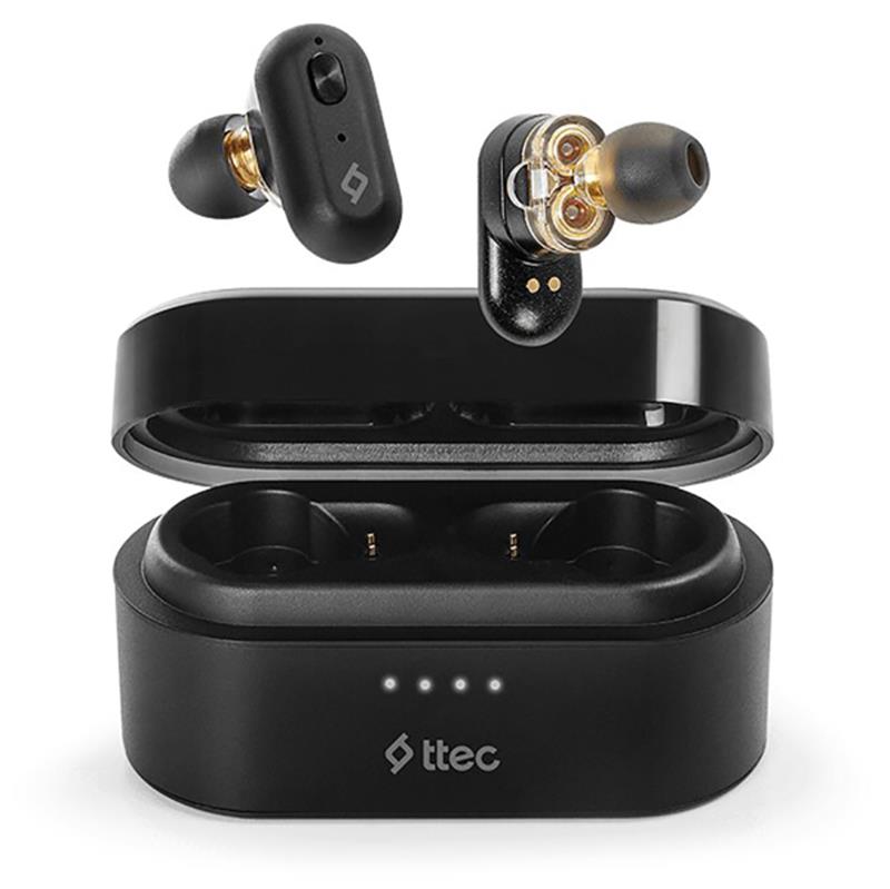 

Bluetooth-гарнитура Ttec AirBeat Duo True Wireless Headsets Black (2KM127S)