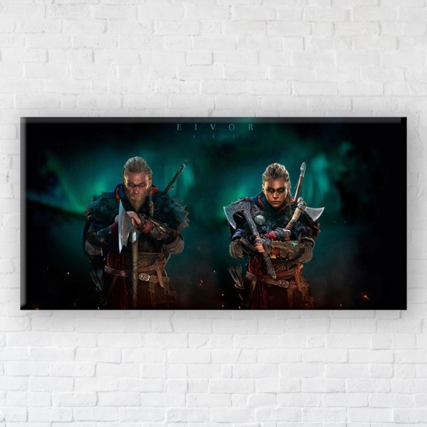 

Картина на холсте IBR Vikings Eivor 50x100 см