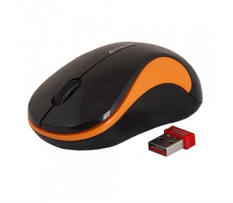 

Мышь беспроводная A4Tech G3-270N Black/Orange USB V-Track