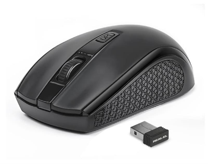 

Мышь беспроводная REAL-EL RM-308 Black USB UAH