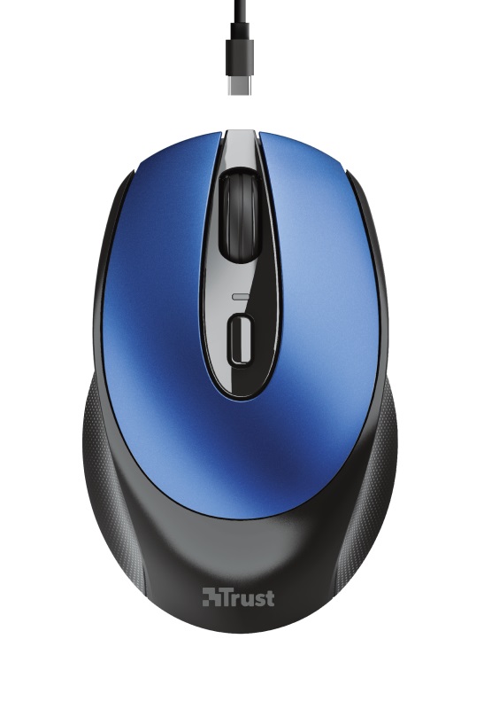 

Мышь беспроводная Trust Zaya Rechargeable WL (24018) Blue USB