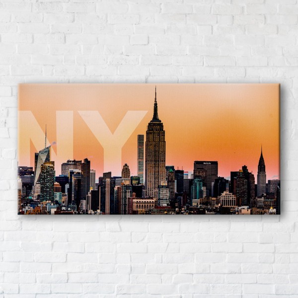 

Картина на холсте IBR New York 90x180 см