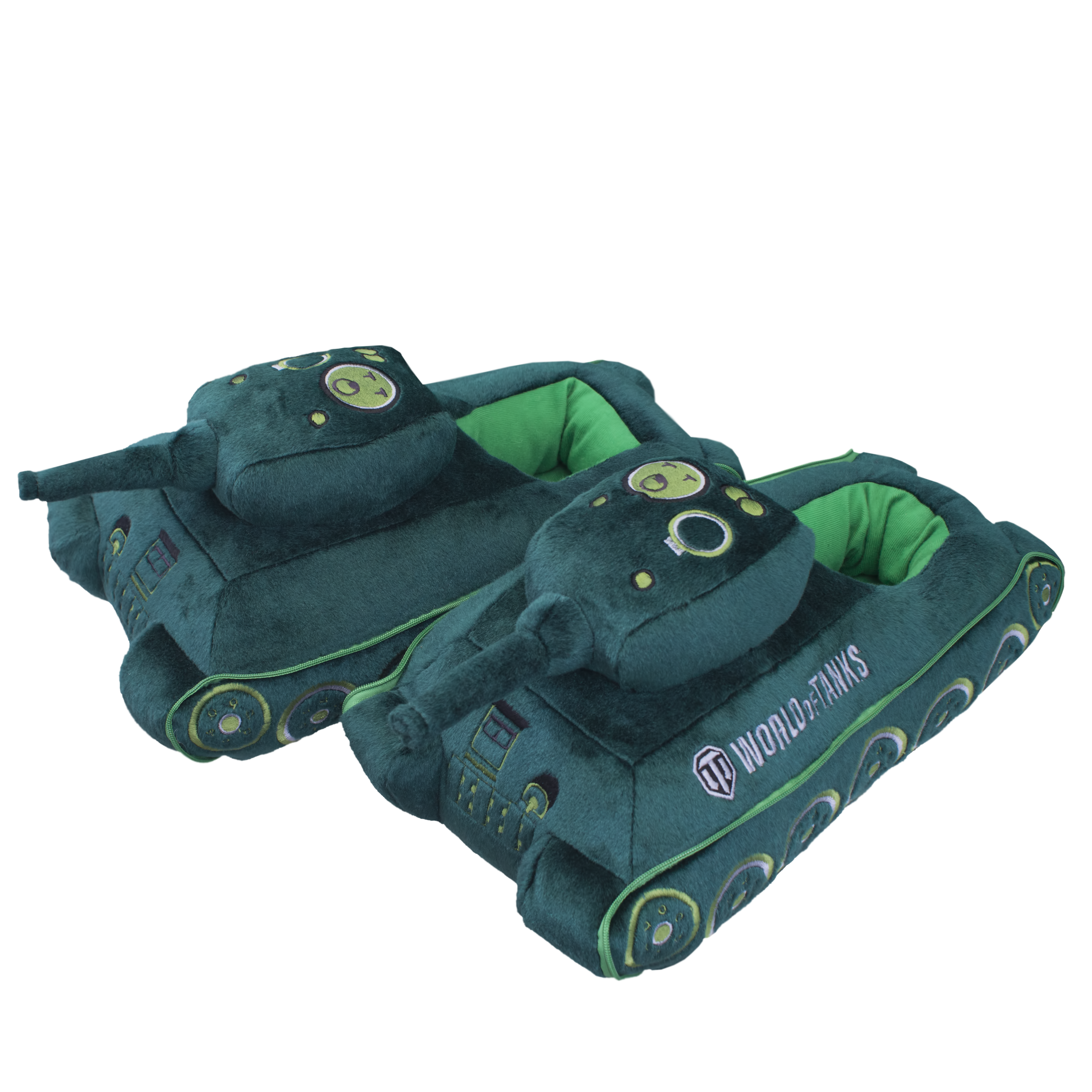 

Тапочки декоративные WORLD OF TANKS 36 см зеленые