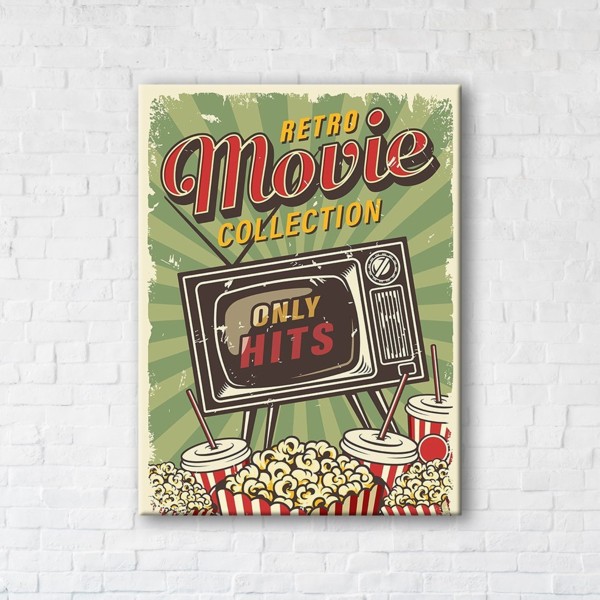 

Картина на холсте IBR Movie 45x60 см