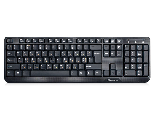 

Клавиатура REAL-EL Standard 500 Black USB UAH