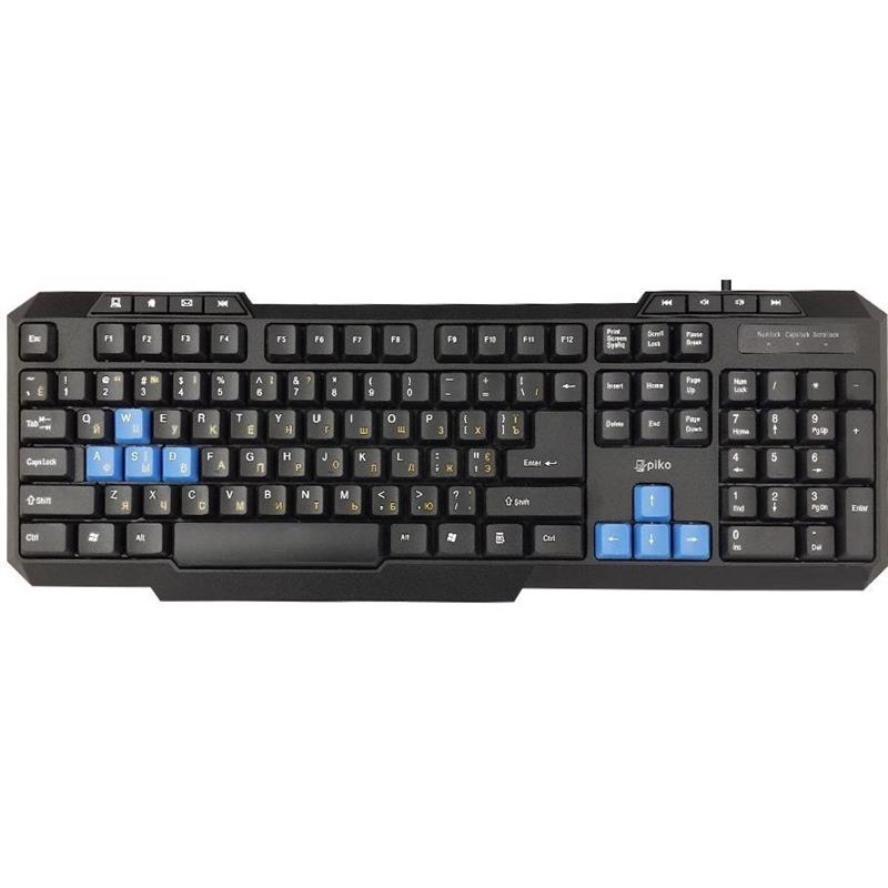 

Клавиатура Piko KB-106 Black (1283126467097) USB