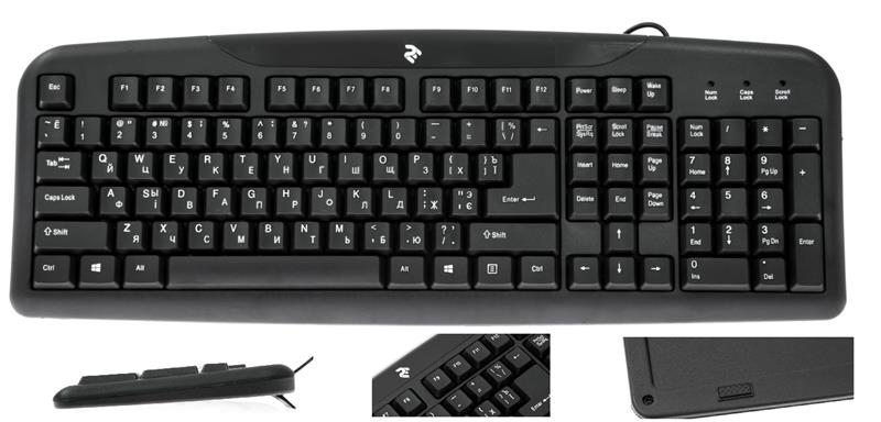 

Клавиатура 2Е KS 101 Black (2E-KS101UB) USB_