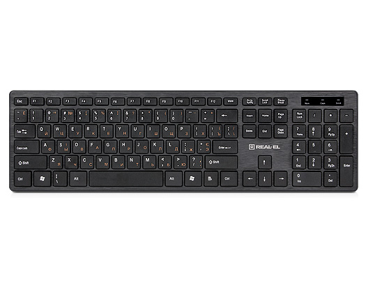 

Клавиатура REAL-EL Comfort 7080 Black USB UAH