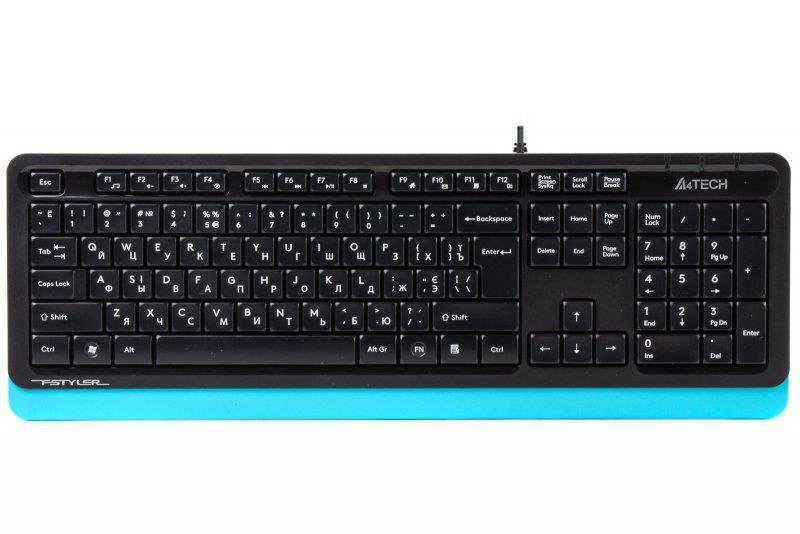 

Клавиатура A4Tech FK10 Black/Blue USB