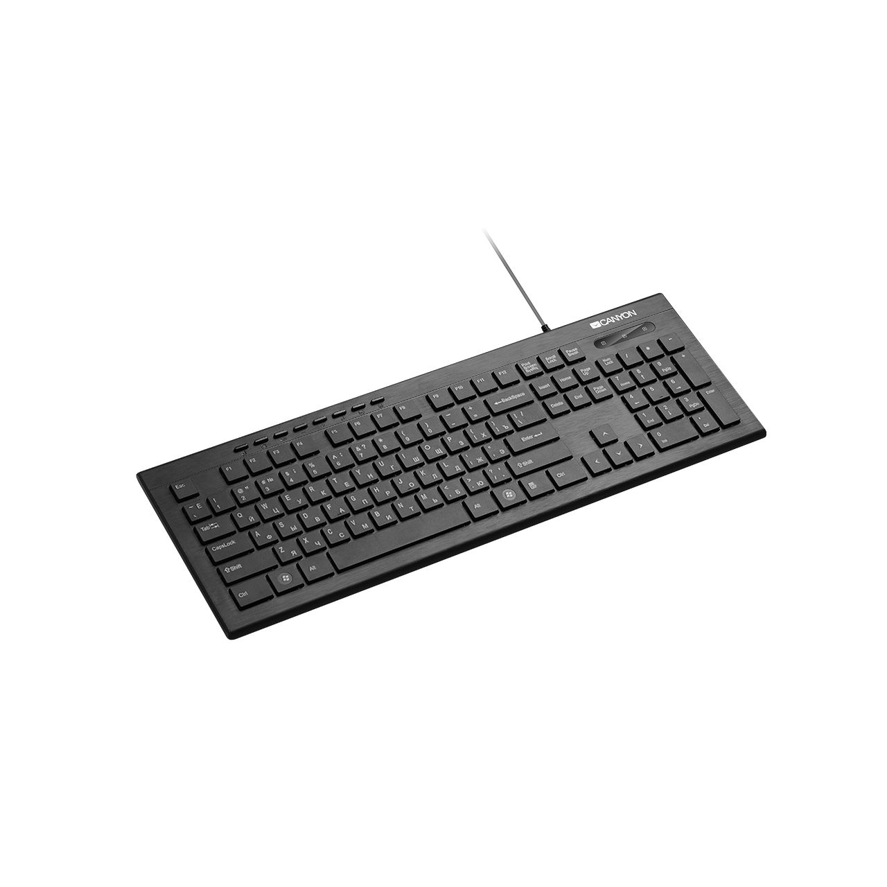 

Клавиатура Canyon CNS-HKB2-RU Black USB