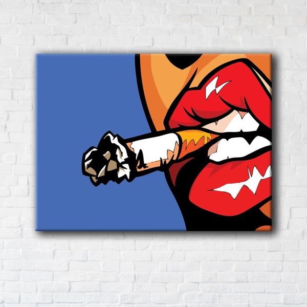 

Картина на холсте IBR Cigarette 90x120 см