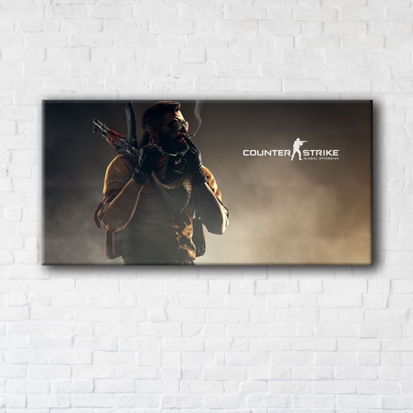 

Картина на холсте IBR CS Go 90x180 см Franklin