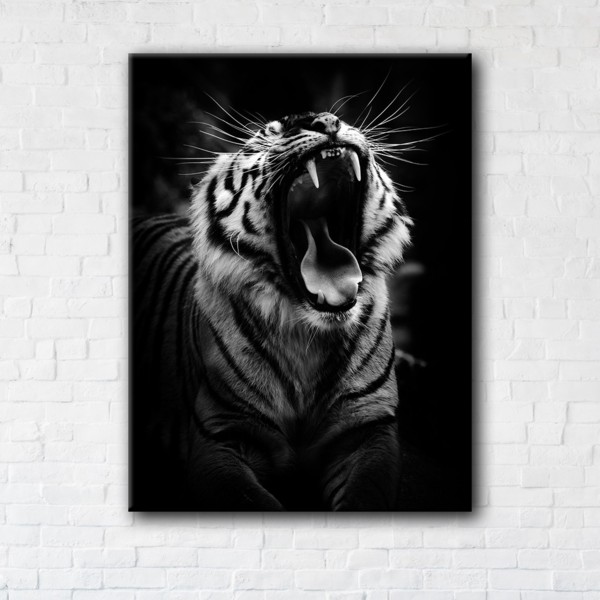 

Картина на холсте IBR Roaring Tiger 90x120 см
