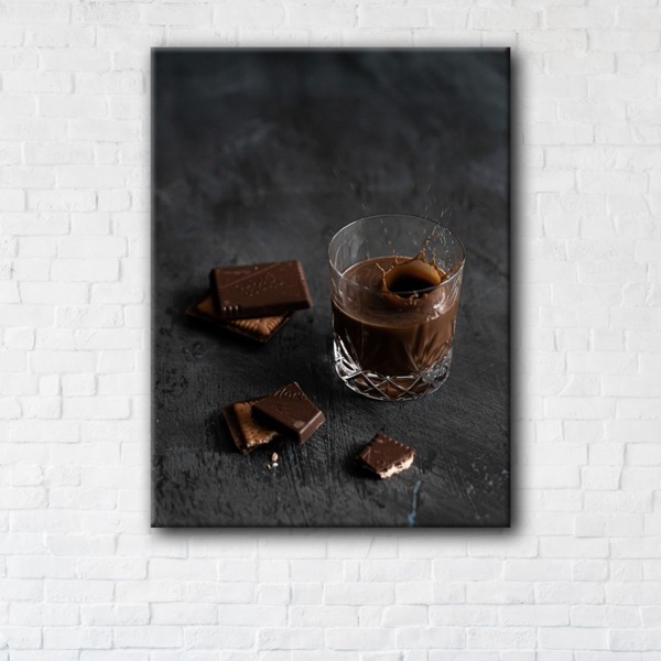 

Картина на холсте IBR Coffee with Chocolate 75x100 см