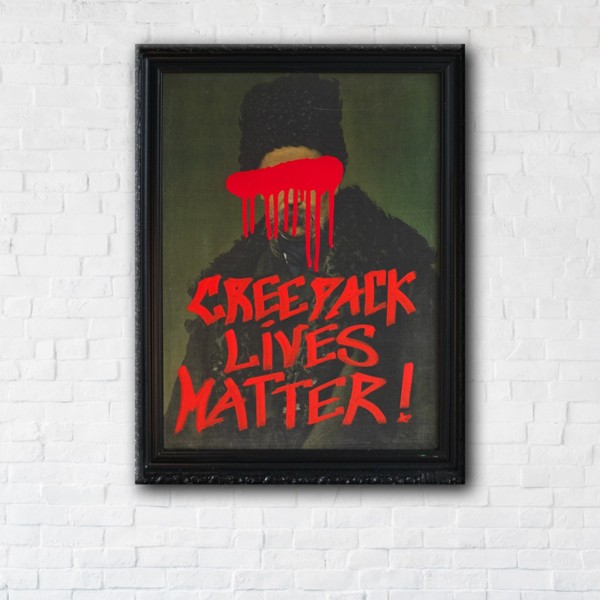 

Картина на холсте IBR Creepack lives matter 90x120 см