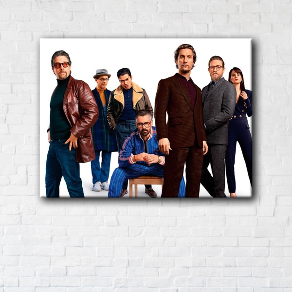 

Картина на холсте IBR Gentlemen 90x120 см