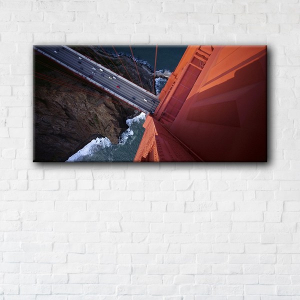 

Картина на холсте IBR Golden Gate Bridge 60x120 см