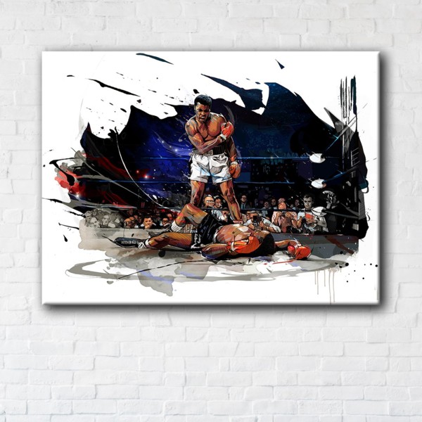 

Картина на холсте IBR Muhammad Ali vs Sonny Liston 110x145 см