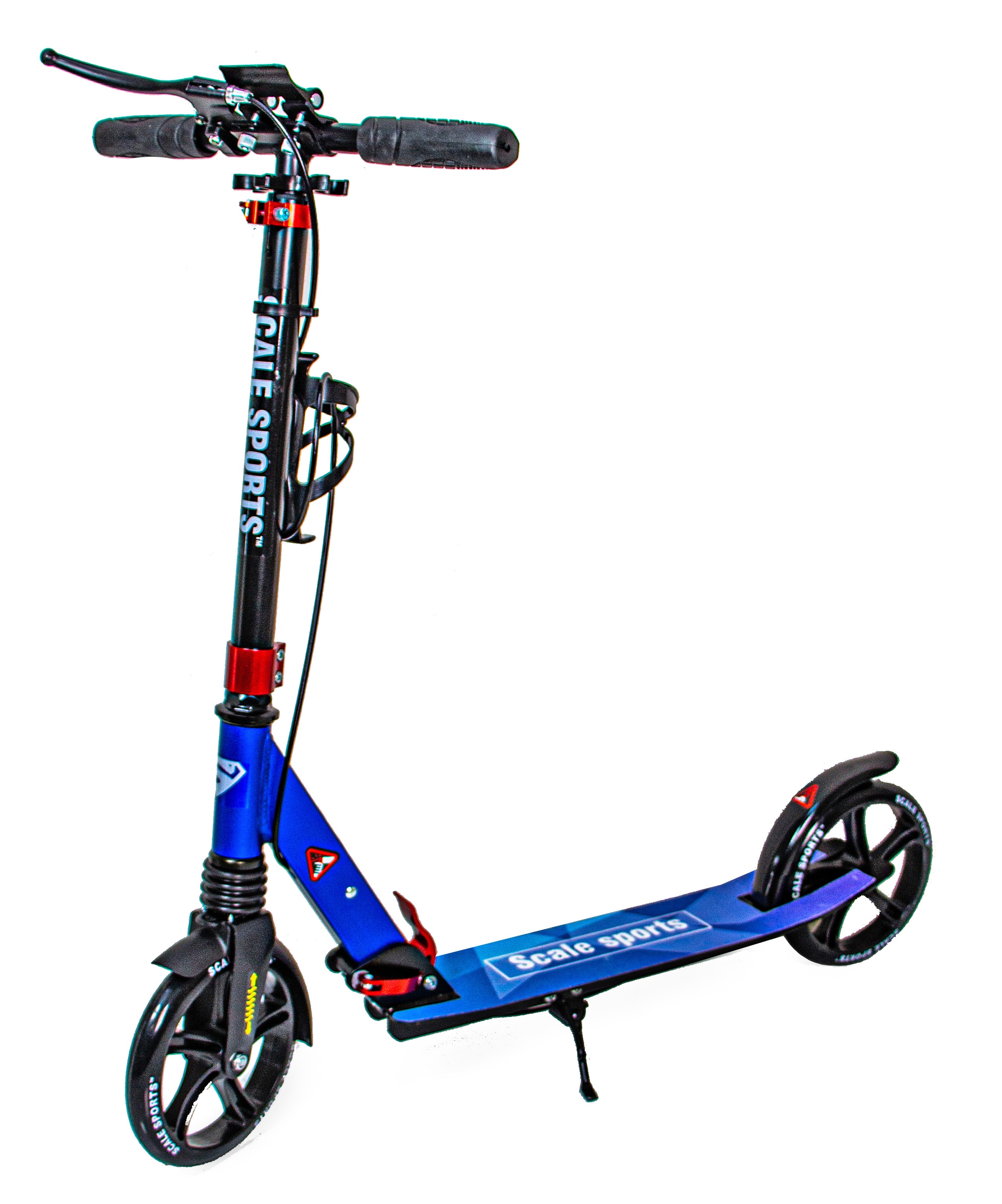 

Двухколесный самокат Scale Sports SS-08. Blue (ручной тормоз, Led-фонарик) SS-08-3