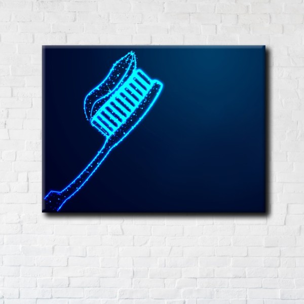 

Картина на холсте IBR Toothbrush 50x65 см