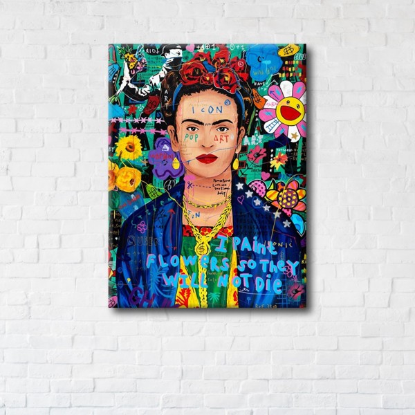 

Картина на холсте IBR Frida Kahlo Art 110x145 см